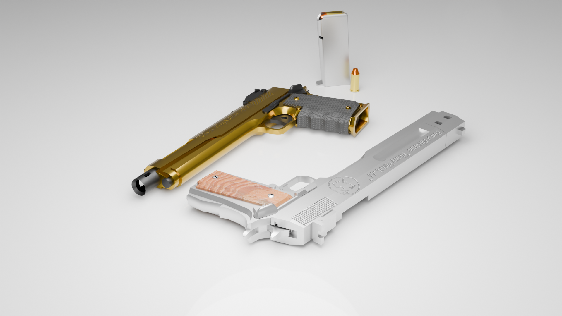 Paired .44 Pistols